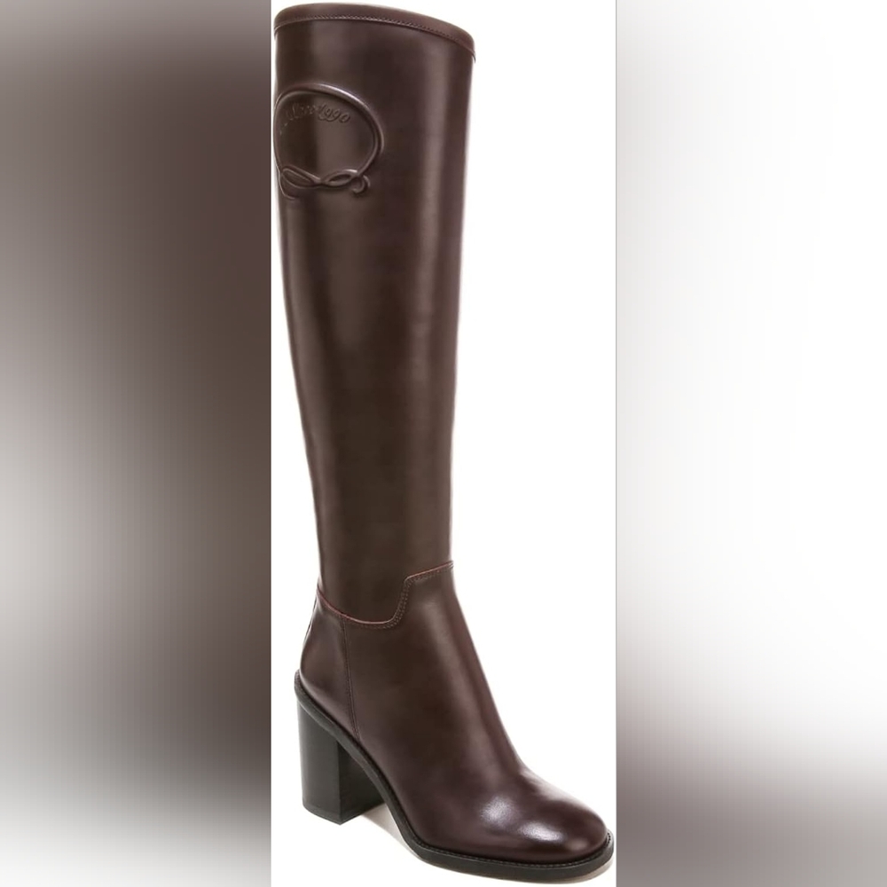 Franco Sarto Tall Leather Boot - Brown